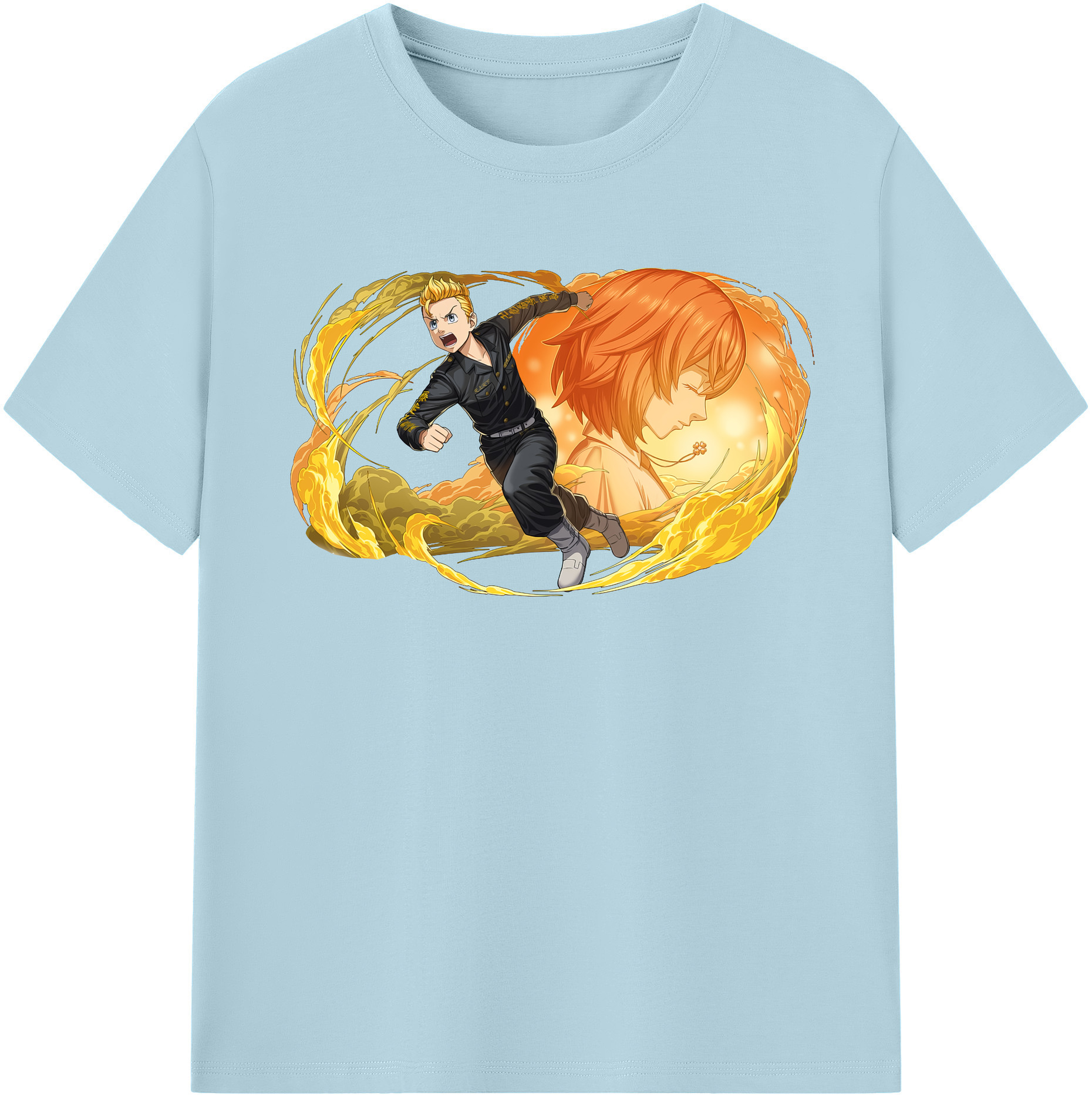 （画像用） 東京リベンジャーズ Tokyo Revengers 綿100％半袖Tシャツ（フロントプリント）